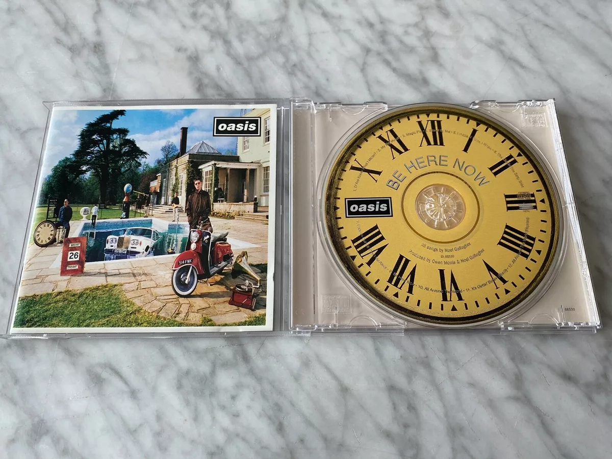 Oasis Be Here Now CD ORIGINAL 1997 Epic EK 68530 Noel Gallagher Stand By Me