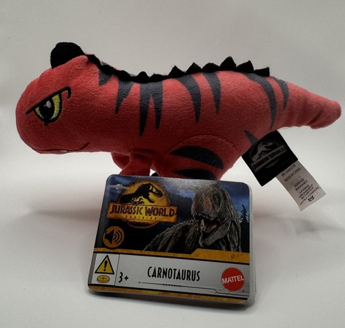 3x Jurassic World 7” Plush Dinosaurs with SOUND Mini Dino Mattel - Picture 13 of 15