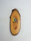 GWYNEDD PARK SOUVENIR DECORATIVE WOOD WALL PLAQUE HANGING HAND PAINTED TIT BIRD