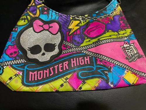 Monster High Mattel Purse Hand bag Girls Skull print 2013 - Picture 2 of 5