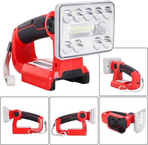 Cordless LED Work Light for Milwaukee Li-ion Battery 18V 9W 1000LM Flashlight US - Picture 8 of 12