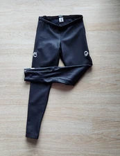 Vintage Pear Izumi Made in USA amFIB Ankle-Zip Cycling Pant Tight Black Womens M