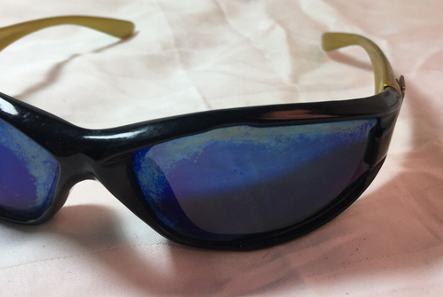 Sonnenbrille Choppers Herren blau verspiegelt schwarz gold gelb Wickeloptik Sport Retro - Bild 11 von 11