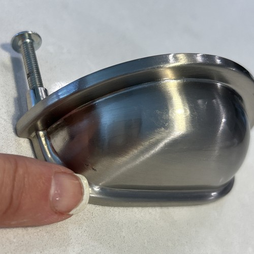 9er-Pack 3" Loch mittig gebürstetes Nickel Haus Schublade Tür Schrank Tasse Ziehgriff - Bild 5 von 12