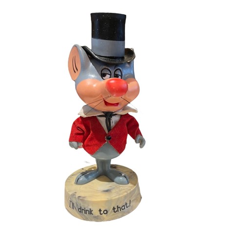 Merlin Mouse I'll drink to that Warner Bros Looney Tunes Dakin Kunststoff Figur - Bild 1 von 14