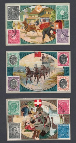 Nugget Boot Polish Advert Printed Trade SEVEN Cards all with FAULTS Tears Thins - 第 2/7 張圖片