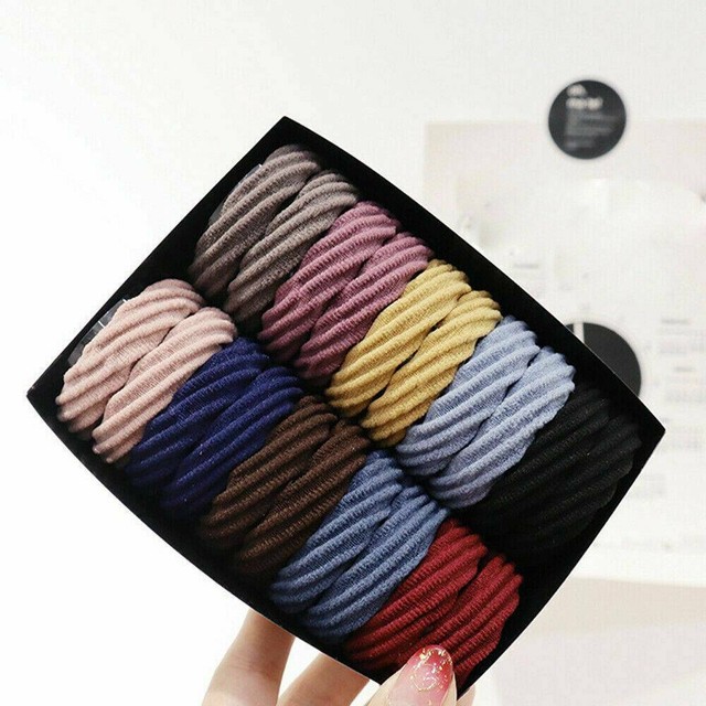 20x Girl Hair Ties Decorative Balls Hair Bands Ponytail Holders