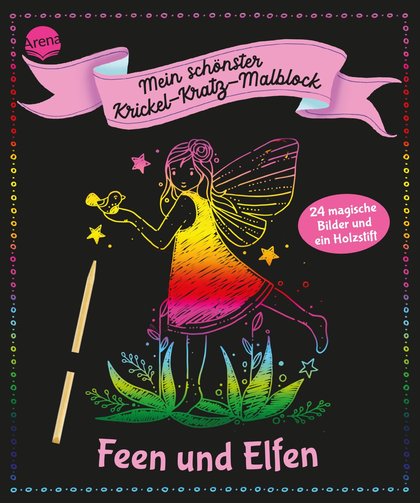 Thumbnail - Mein Schönster Krickel-kratz-malblock. Feen Und Elfen: 24 Magische