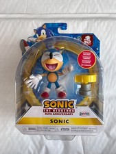 BNIB SONIC THE HEDGEHOG WITH SPRING JAKKS ACTION TOY FIGURE 4" 30TH ANNIVERSARY