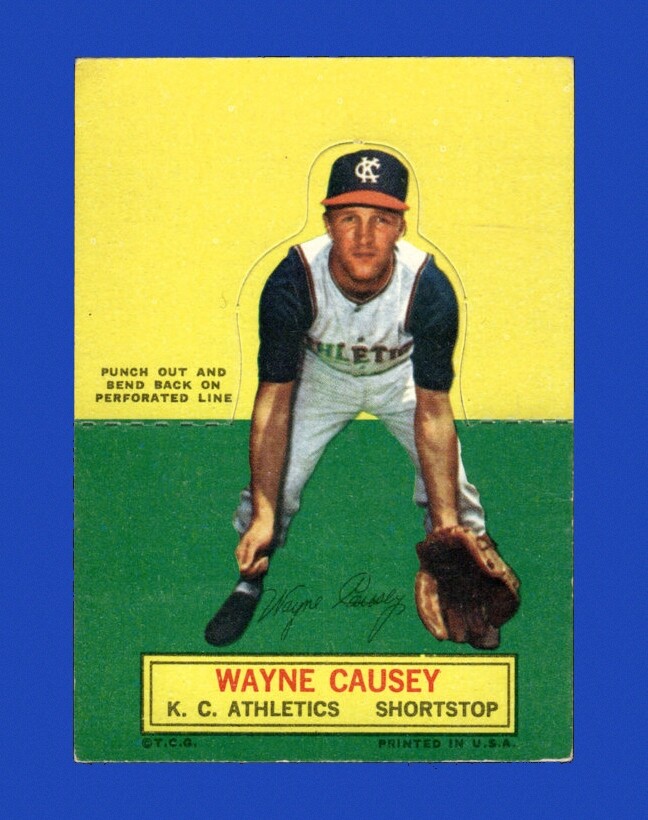 1964 Topps Stand-Ups Set-Break Wayne Causey VG-VGEX (crease) *GMCARDS*