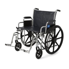 Extra Wide Wheelchair, 24", Swing-away Legs