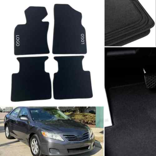 For Toyota Camry 2006-2024 Car Floor Mats Black Carpets Auto Velour Waterproof - Imagen 14 de 15
