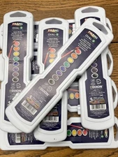 8 New Dixon Prang OVAL 8 Color Semi-Moist Watercolors Paint Set Sets Lot