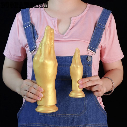 3 Size Pointed Hand Fisting Anal Plug Dildo Long Butt Plug Soft Dilator Sex Toy - Picture 10 of 24