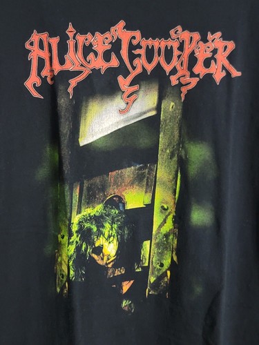 T-shirt vintage Alice Cooper tour 2004 taglia L grande - Foto 2 di 14
