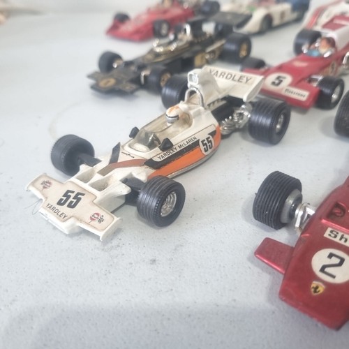GREAT CHILDHOOD COLLECTION OF 11X VINTAGE CORGI & DINKY F1 FORMULA ONE RACE CARS - Picture 5 of 13