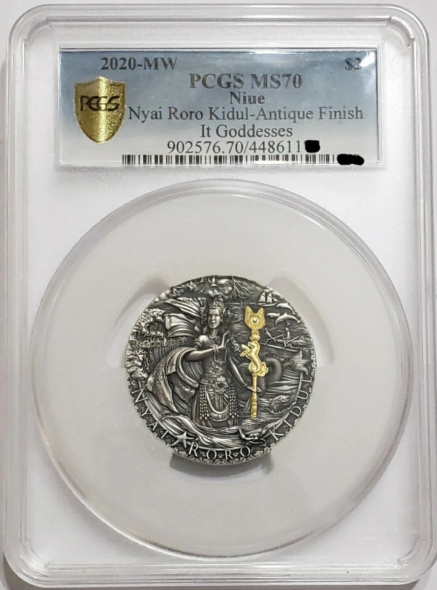 2020 2 Oz Silver $5 Niue NYAI RORO KIDUL Itgoddesses PCGS