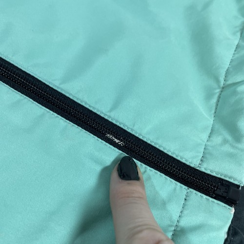 Frogg Toggs Jacket Womens Small Teal Gray Full Zip Hooded Rain Hiking - Picture 7 of 7