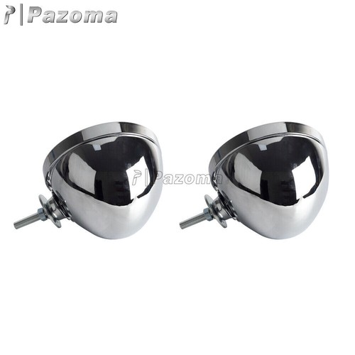Carcasa de lámpara de faro estilo Dietz cromada de 7" para Hot Rat Street Rod Roadster *2 - Imagen 4 de 8