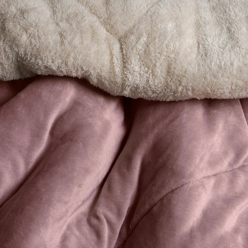 CREECE BLANKET WITH SHERPA VERY SOFTY THICK AND WARM QUEEN SIZE - Foto 4 di 4
