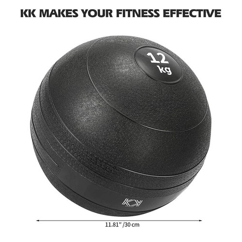 KK Slam Ball 4kg 6kg 8kg 10kg No Bounce Fitness Exercise Workout Medicine Ball - Picture 20 of 20