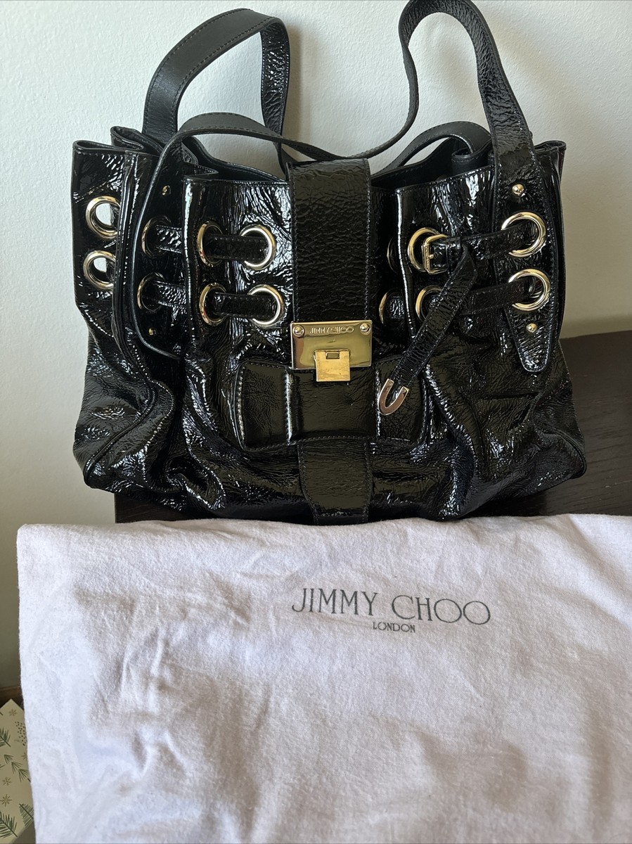 ジミーチュウ ramona レザーバッグ ブラック　美品 Jimmy Choo Ramona Black Leather Shoulder Bag | eBay