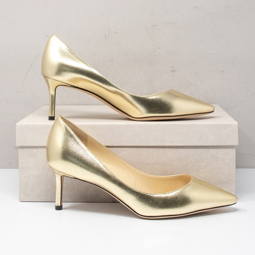 Jimmy Choo Romy 60 Light Gold Size 38 EU (8 US) - Picture 3 of 8