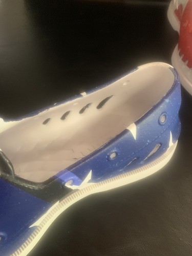 New! Women’s Size 10 Top Sider Red, White & Blue Float Rubber Slip On Boat Shoe - Picture 6 of 17