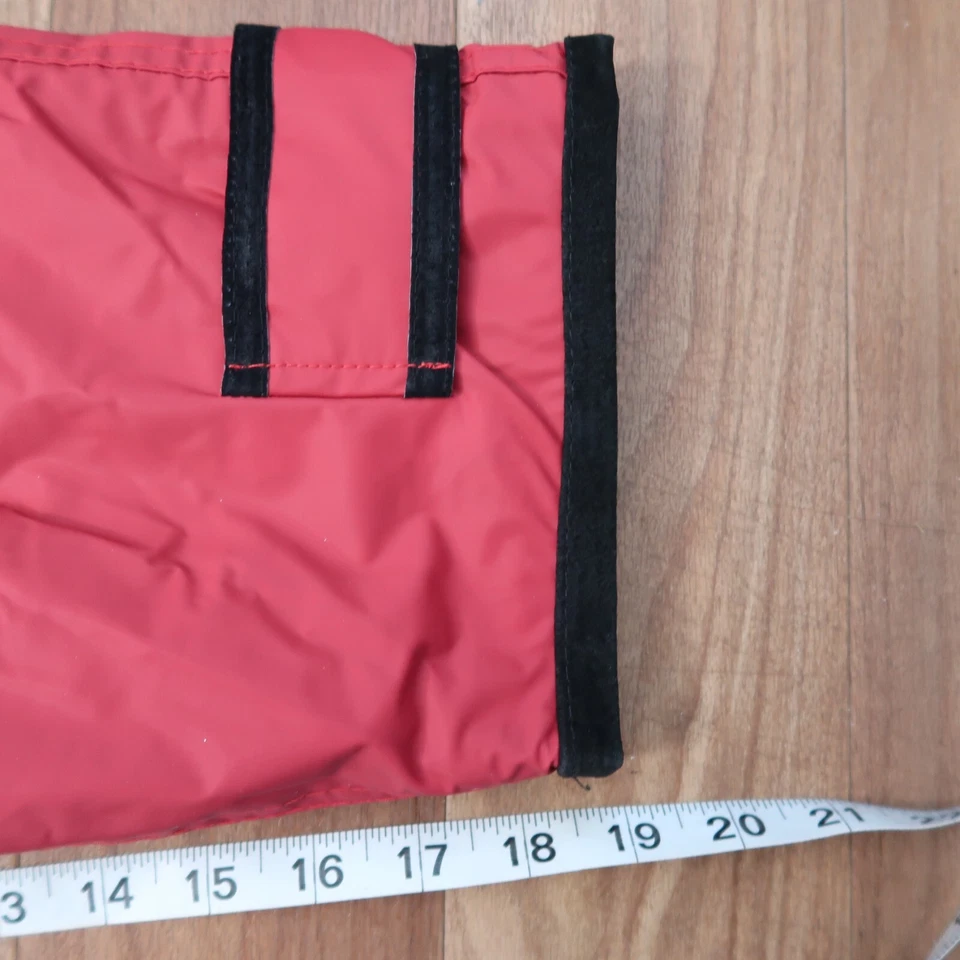 Misty Harbor Rain Coat Women's M Red Flannel Lined Weather Sheild 45" Long VTG - Image 4 of 4