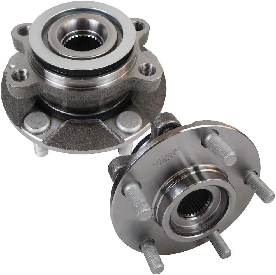 2 Front Wheel Hub and Bearing Assembly for 08-13 Nissan Rogue 14-15 Rogue Select Foto 3 de 4