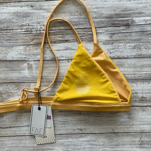 FAE Swim LUNA Bikini Oberteil - Large - Custard - Triangel - Seamless - Designer - Bild 3 von 4