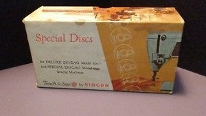 Vintage Singer Special Discs for Deluxe and Special Zig Zag models 600 and 603