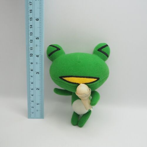 Doko Demo Issyo C2605 Ricky Frog Mic SCEI 2003 JUNK Plush 5" Toy Doll Japan - Picture 3 of 8