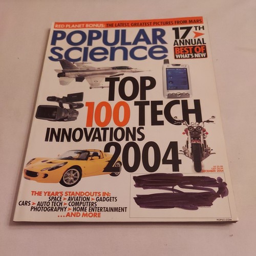 2004 December , Popular Science Monthly Magazine, Top Tech Innovations (CP165)  - Picture 1 of 3