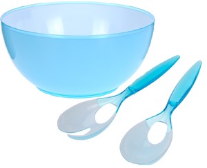 Large-Plastic-Bright-Coloured-Salad-Bowl-With-Salad-Spoons-Pink-Green-Red-Blue