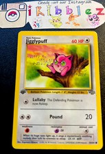 Jigglypuff 54/64 MP 1st Edition WoTC Jungle Pokemon Card. Free Tracked Shipping!