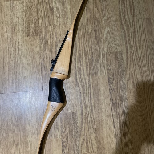 Vintage Fred Bear Cub Recurve Longbow Antique Bow 1960’s Kodiak Grizzly Black - Picture 8 of 24
