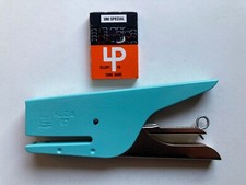 ITALIAN KILIZA "WHALE" HANDHELD STAPLER With 1000 STAPLES (TURQUOISE) / NEW