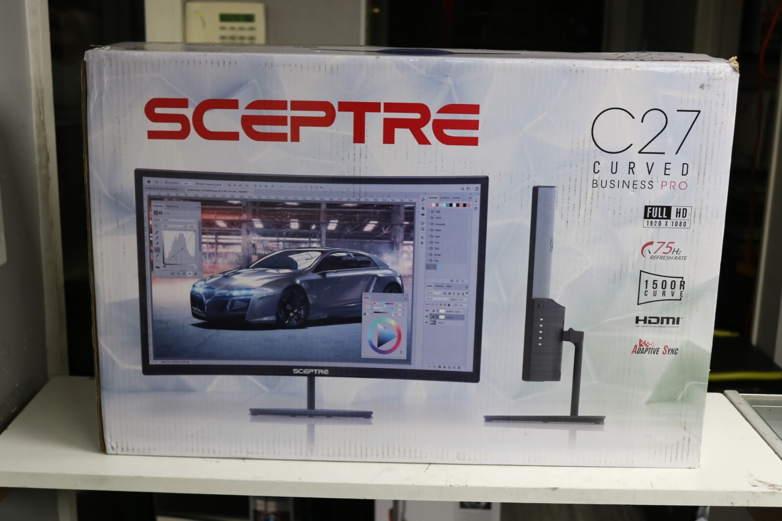 NEW Sceptre C27 1500R Curved Business Pro LED Monitor 1920X1080 Free