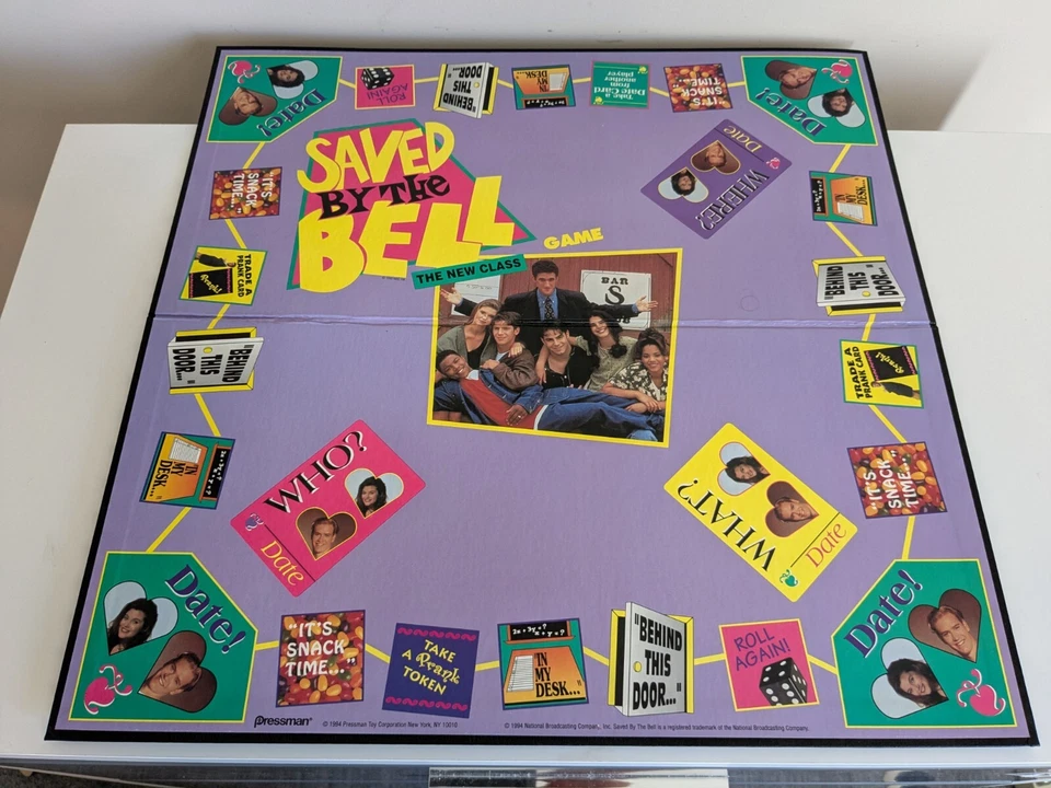 SAVED BY THE BELL Vintage Board Game Pressman 1994 Complete - Very Rare.  - Image 2 of 4