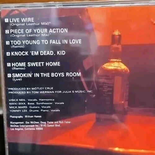 Motley Crue RAW TRACKS Japanese Import CD - Picture 2 of 4