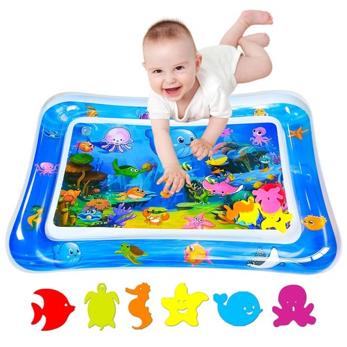 Water mat Infant Toys,Water mat Baby,Inflatable Play Mat Water Cushion Baby Toys - Picture 3 of 9