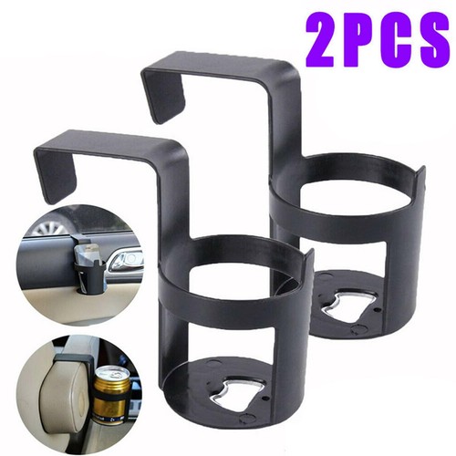 2pcs Universal Car Truck Drink Water Cup Bottle Can Holder Door Mount Stand - Picture 3 of 9