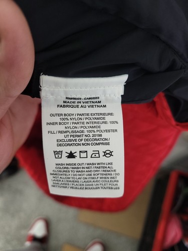 NWT Air Jordan Flight Reversible DH0647 Womens Small Black Red Quilt Jacket - Picture 5 of 10
