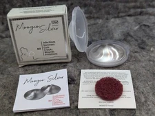 🔥New🔥 Moogco Original Silver Nursing Cups Nipple Shields (B2)