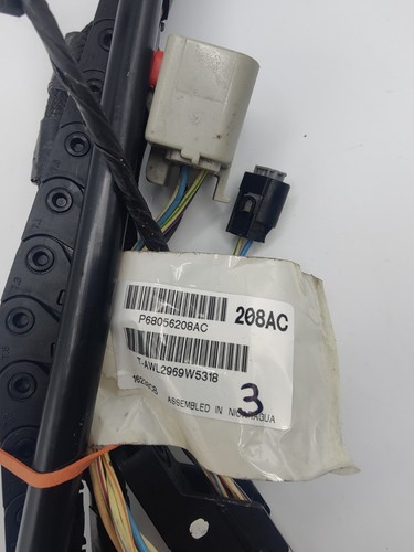 ๐ฅ10 11 GRAND CARAVAN Right Sliding Door Wiring Harness Genuine MOPAR 68056208AC - Picture 3 of 8
