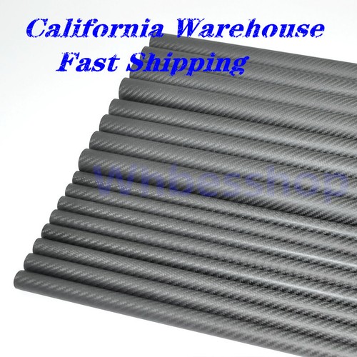3k Carbon Fiber Tube/Pipe 10 12 14 15 16 18 20 22 24 25 27 30 32 35 40x 500MM-G - Picture 28 of 73