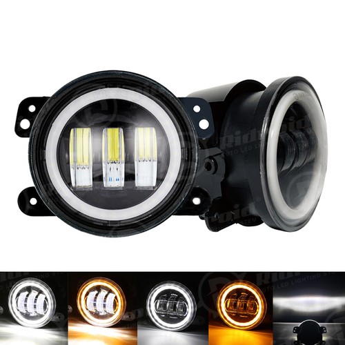 2007-2018 For Jeep Wrangler JK JKU Combo Led Halo Headlight Tail Fog Turn Lights - Picture 8 of 24
