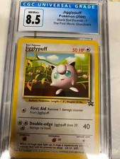 Jigglypuff #7 - Black Star Promo - WoTC Pokémon Card *CGC Grade 8.5*