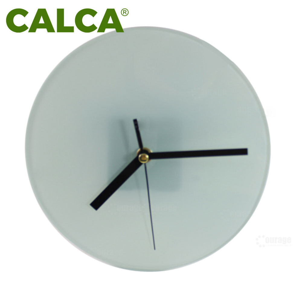 20pcs Sublimation Blank 7" Round Clock Glass Photo Picture Frame for Printing